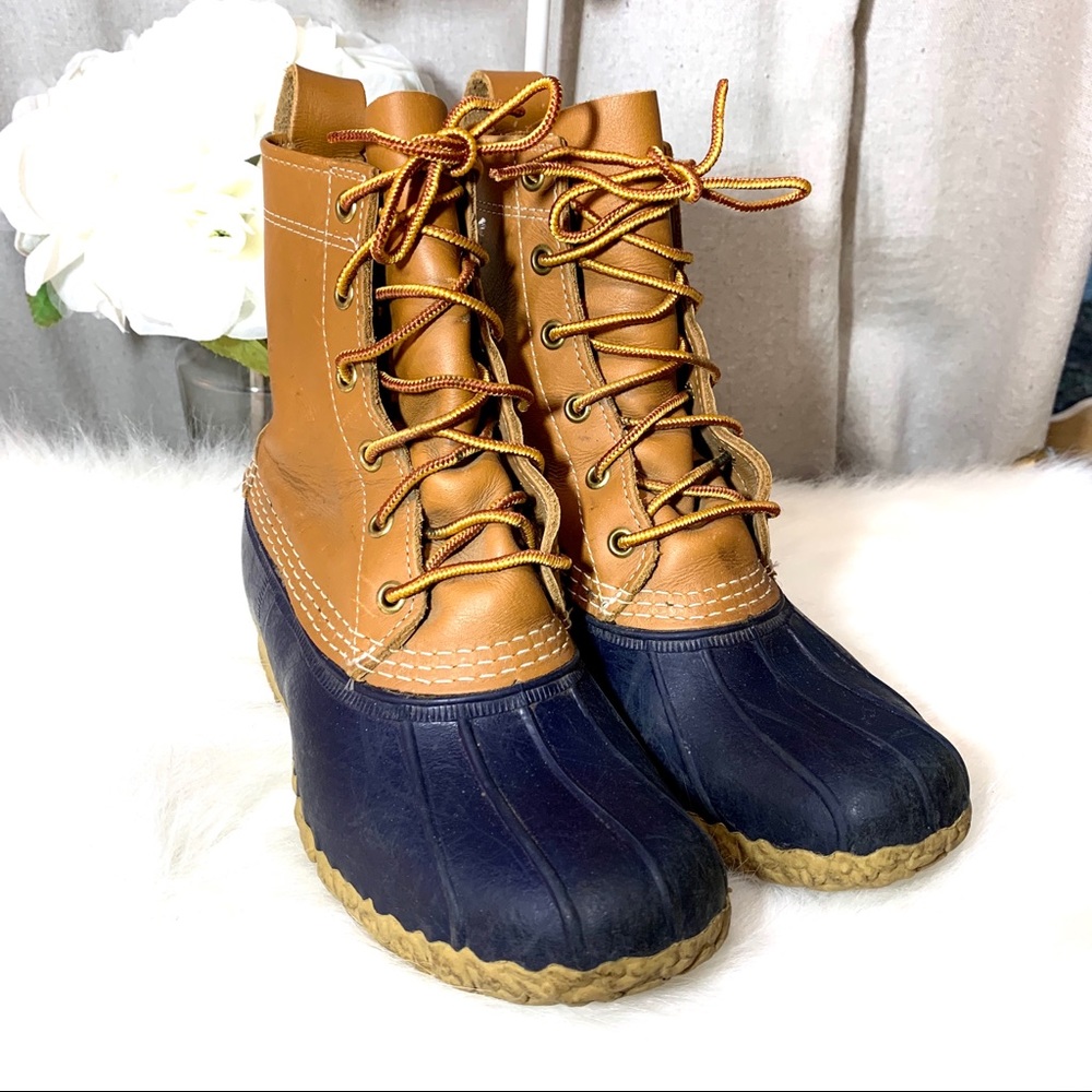 L.L. BEAN Bean WINTER INSULATED BOOTS SIZE 6M. Hiking boots, ADVENTURE BOOTS. - Picture 1 of 13